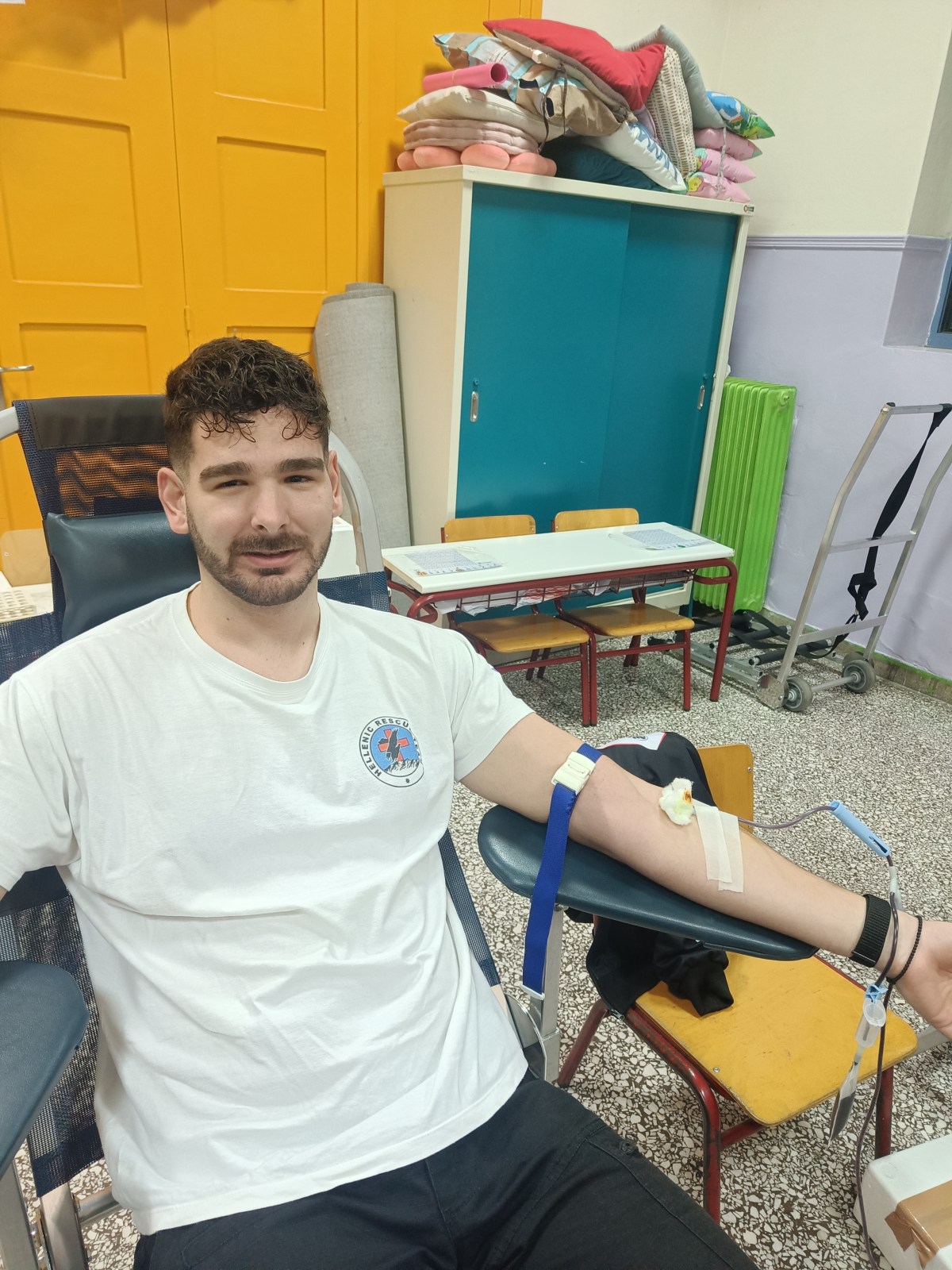 Η ΕΛΛΗΝΙΚΗ ΟΜΑΔΑ ΔΙΑΣΩΣΗΣ ΑΡΓΟΛΙΔΑΣ ΠΑΡΟΥΣΑ ΣΤΗΝ ΑΙΜΟΔΟΣΙΑ ΔΗΜΟΤΙΚΩΝ ΣΧΟΛΕΙΩΝ ΣΤΟ&nbsp;ΝΑΥΠΛΙΟ